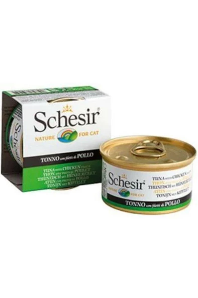 Schesir Cat Jelly Ton Balıklı Ve Karidesli Kedi Konservesi 85 Gr Skt: 04/2027 - 2