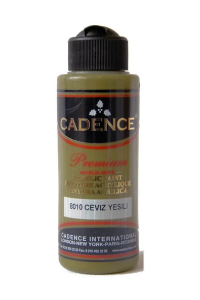 Akrilik Boya 120 ml. 8010 Ceviz Yeşili