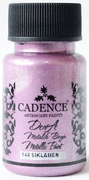 144 Siklamen Dora Metalik Boya 50ML(cc)