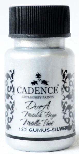 132 Gümüş Dora Metalik Boya 50ML(cc)