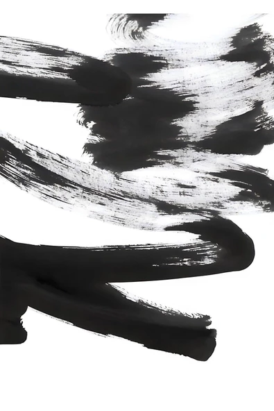 Harikabirev HARİKABİREV|BEYAZ-SİYAH SOYUT MODEL 13  |ÇERÇEVELİ TEMPERLİ CAM TABLO TEKLİ DİKEY - Resim 2