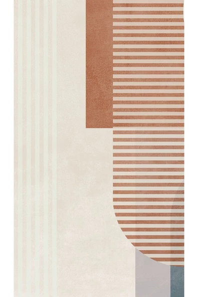 Harikabirev HARİKABİREV|KIRMIZI-BEYAZ-GRİ SOYUT MODEL 2  |ÇERÇEVELİ TEMPERLİ CAM TABLO TEKLİ DİKEY - Resim 2