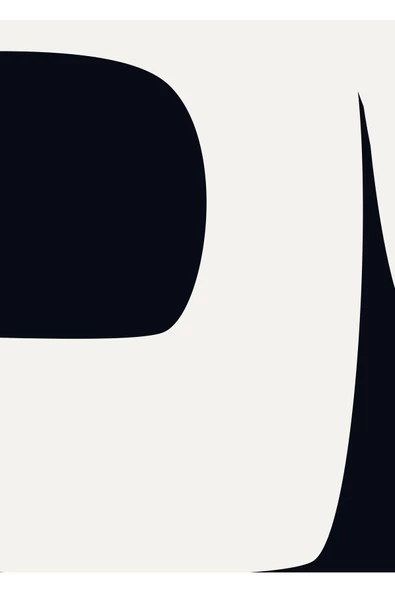 Harikabirev HARİKABİREV|SİYAH-BEYAZ SOYUT ABSTRACT KOMBİN 06 |ÇERÇEVELİ CAM TABLO 3LÜ DİKEY - Resim 2