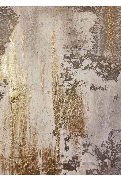 Harikabirev HARİKABİREV|GRİ-GOLD-SİYAH SOYUT ABSTRACT KOMBİNİ 05 |ÇERÇEVELİ CAM TABLO 3LÜ DİKEY - Resim 3