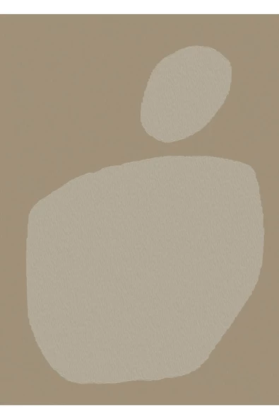 Harikabirev HARİKABİREV|KREM-BEJ SOYUT ABSTRACT KOMBİN 01 |ÇERÇEVELİ CAM TABLO 3LÜ DİKEY - Resim 4