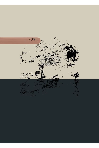 Harikabirev HARİKABİREV|BEJ-SİYAH-PEMBE SOYUT ABSTRACT KOMBİN 2 |ÇERÇEVELİ CAM TABLO 3LÜ DİKEY - Resim 6