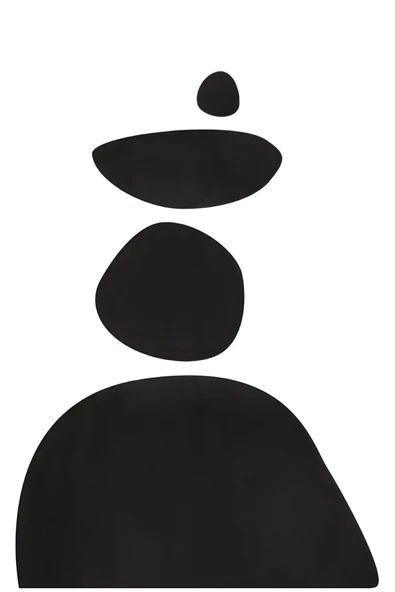 Harikabirev HARİKABİREV|BEYAZ-SİYAH SOYUT MODEL 11  |ÇERÇEVELİ TEMPERLİ CAM TABLO TEKLİ DİKEY - Resim 2