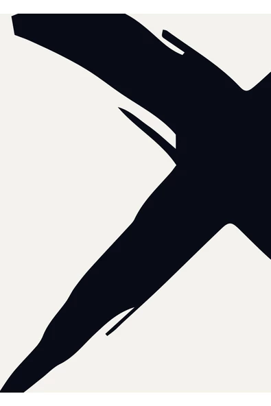 Harikabirev HARİKABİREV|SİYAH-BEYAZ SOYUT ABSTRACT KOMBİN 06 |ÇERÇEVELİ CAM TABLO 3LÜ DİKEY - Resim 3