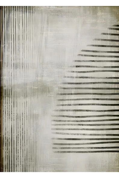 Harikabirev HARİKABİREV|YEŞİL-GRİ ABSTRACT KOMBİN 02 |ÇERÇEVELİ CAM TABLO  2Lİ DİKEY - Resim 2