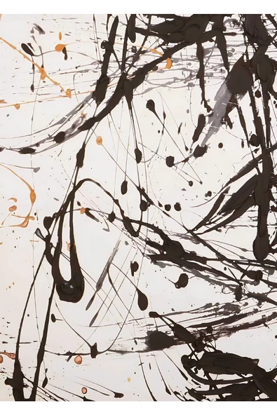 Harikabirev HARİKABİREV|SICAK RENKLER SOYUT ABSTRACT KOMBİNİ 2 |ÇERÇEVELİ CAM TABLO 3LÜ DİKEY - Resim 3