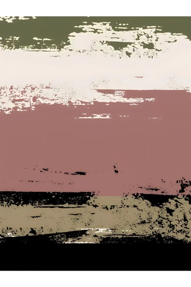 Harikabirev HARİKABİREV|PEMBE-YEŞİL-SİYAH ABSTRACT KOMBİN 1 |ÇERÇEVELİ CAM TABLO 2Lİ DİKEY - 2