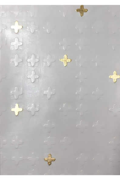 Harikabirev HARİKABİREV|GOLD-GRİ DESENLİ  SOYUT KOMBİNİ 01 |ÇERÇEVELİ CAM TABLO  2Lİ DİKEY - Resim 2