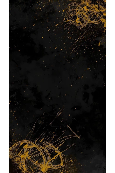 Harikabirev HARİKABİREV|GOLD-SİYAH SOYUT ABSTRACT KOMBİNİ MODELİ 1  |ÇERÇEVELİ CAM TABLO 3LÜ DİKEY - Resim 2