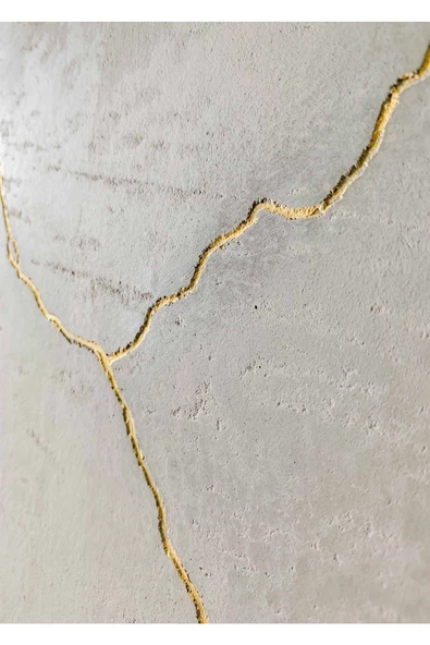 Harikabirev HARİKABİREV|GRİ-GOLD-SİYAH SOYUT ABSTRACT KOMBİNİ 11|ÇERÇEVELİ CAM TABLO 3LÜ DİKEY - Resim 3