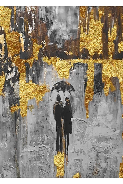 Harikabirev HARİKABİREV|GOLD-SİYAH  KOMBİNİ SETİ 2 |ÇERÇEVELİ SAATLİ CAM TABLO - Resim 3