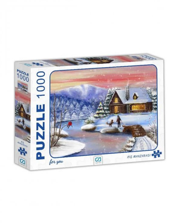 Kış Manzarası 1000 Parça Puzzle