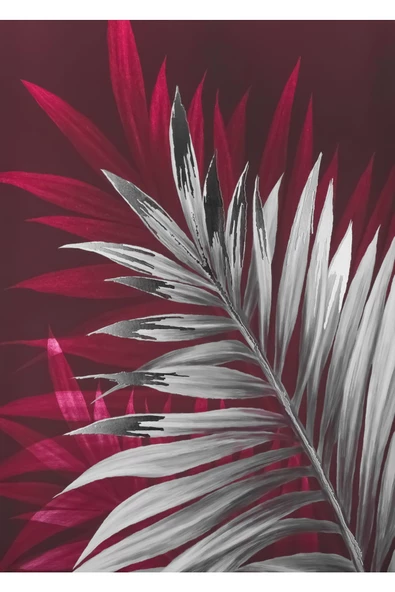 Harikabirev HARİKABİREV|KIRMIZI-BEYAZ ÇİÇEK KOMBİN MODELİ 01 |ÇERÇEVELİ SAATLİ CAM TABLO - Resim 2