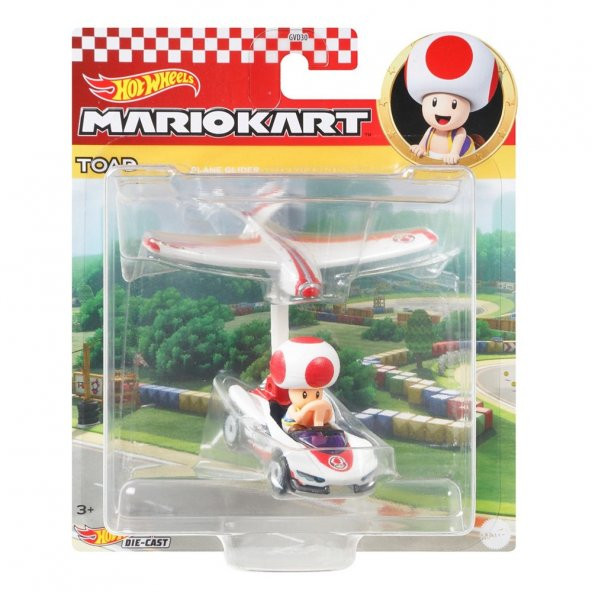 Hot Wheels Marıo Kart Planörlü Araçlar GVD30 - 3