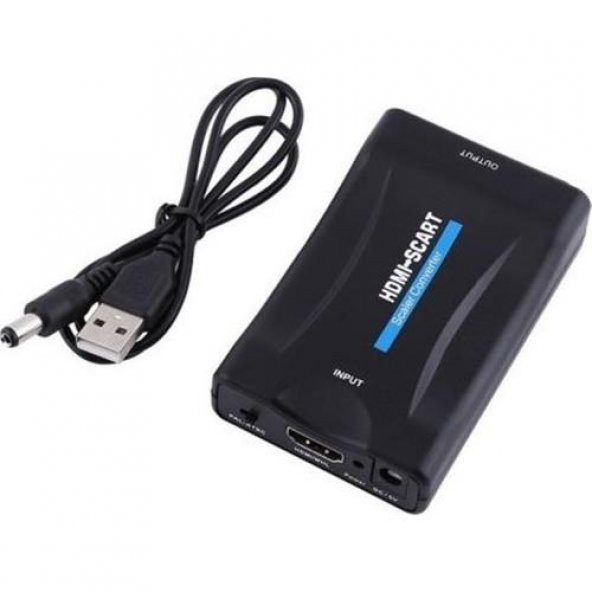 PrimeX PX-5110 1080P Full HD Scart To HDMI Görüntü Çevirici AC Converter - 3