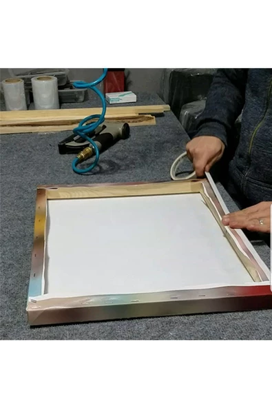 Harikabirev Hari?kabi?rev|gri? Mermer Desenli? Dekor Vazo Tablosu|tekli? Çerçevesi?z Yatay Kanvas Tablo - Resim 5