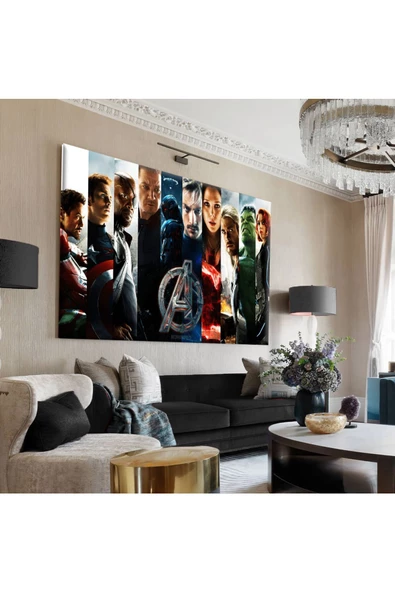 Harikabirev Hari?kabi?rev|marvel Kahramanlari Tablo 5 |tekli? Çerçevesi?z Yatay Kanvas Tablo
