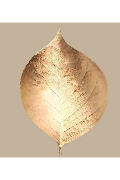 Harikabirev HARİKABİREV|KREME-GOLD YAPRAK DESENLİ KOMBİN MODELİ 01 |ÇERÇEVELİ SAATLİ CAM TABLO - Resim 3