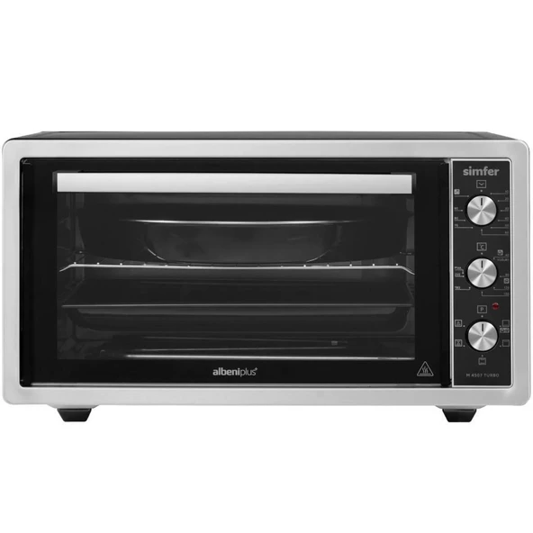 Simfer 4503 45 Litre Turbo Midi Fırın - İnox ürün görseli 1