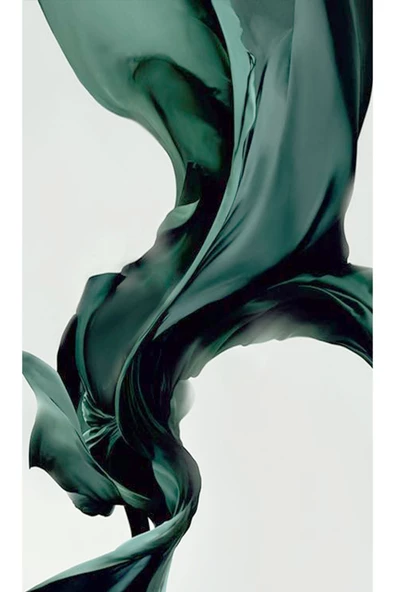 Harikabirev HARİKABİREV|YEŞİL RENK SOYUT ABSTRACT KOMBİN|ÇERÇEVELİ CAM TABLO 3LÜ DİKEY - Resim 4