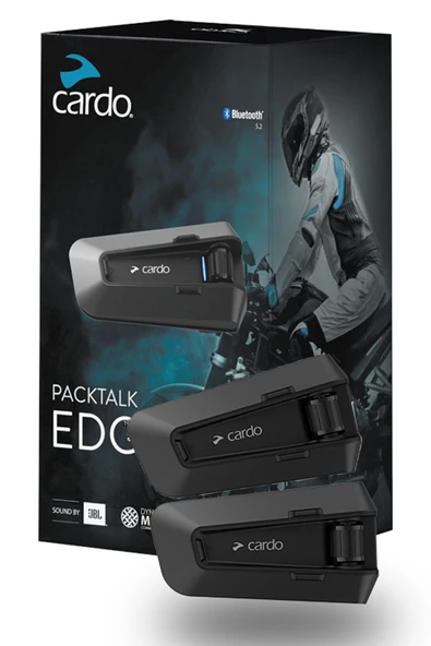CARDO Packtalk Edge Duo Jbl Bluetooth Ve Intercom (ikili Paket)