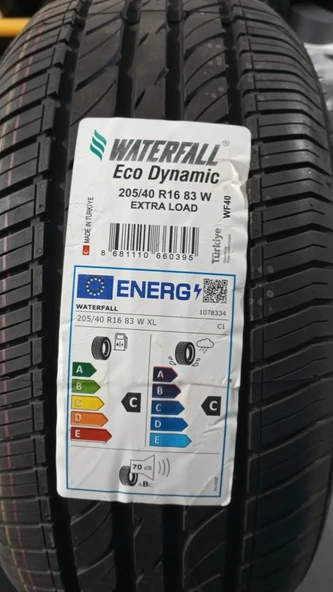 Waterfall Eco Dynamic 205/40 R16 83W XL Yaz Lastiği - 2024