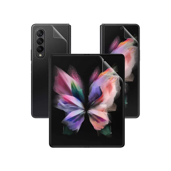 Samsung Galaxy Z Fold 4 Zore Narr Tpu Ön Arka Body Ekran Koruyucu