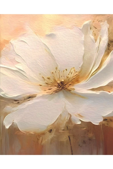 Harikabirev HARİKABİREV|GRİ-GOLD SOYUT SOFT ÇİÇEK KOMBİNİ |ÇERÇEVELİ CAM TABLO  3LÜ DİKEY - Resim 4