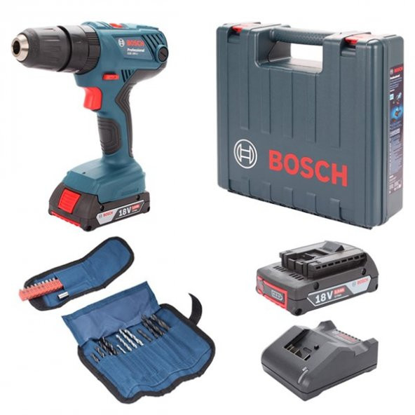Bosch Professional GSB 180-LI Akülü Darbeli Vidalama 18V 2,0 Ah - 06019F8308