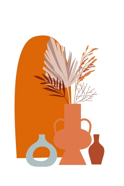 Harikabirev HARİKABİREV|TURUNCU RENKLER BOHEM SETİ |ÇERÇEVELİ CAM TABLO 3LÜ DİKEY - Resim 3