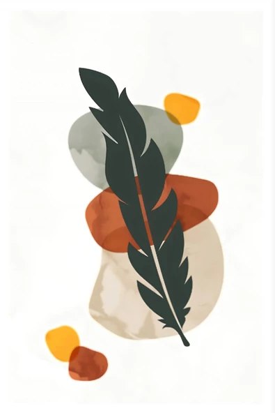 Harikabirev HARİKABİREV| MİNİMALİST YAPRAKLI BOHEM KOMBİNİ II |ÇERÇEVELİ CAM TABLO 3LÜ DİKEY - Resim 4