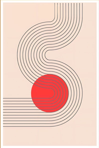 Harikabirev HARİKABİREV|MAVİ-TURUNCU SOYUT BOHEM KOMBİNİ 011 |ÇERÇEVELİ CAM TABLO 3LÜ DİKEY - Resim 2