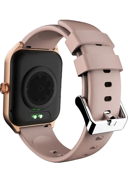HiFuture Ultra2 Pro IP68 Su Geçirmez Nabız Spor Sağlık Sp02 Kan Oksijeni Takibi Arama Özellikli iOS & Android Amoled Ekran 45mm Rose gold - 3