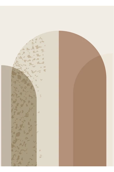 Harikabirev HARİKABİREV|BEYAZ-KAHVE BOHEM SETİ |ÇERÇEVELİ CAM TABLO 3LÜ DİKEY - Resim 3