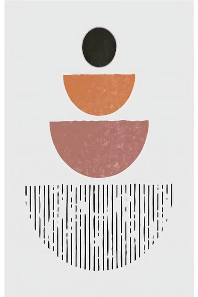 Harikabirev HARİKABİREV|SOFT RENKLER MİNİMALİST YAPRAKLI BOHEM KOMBİNİ|ÇERÇEVELİ CAM TABLO 3LÜ DİKEY - Resim 4