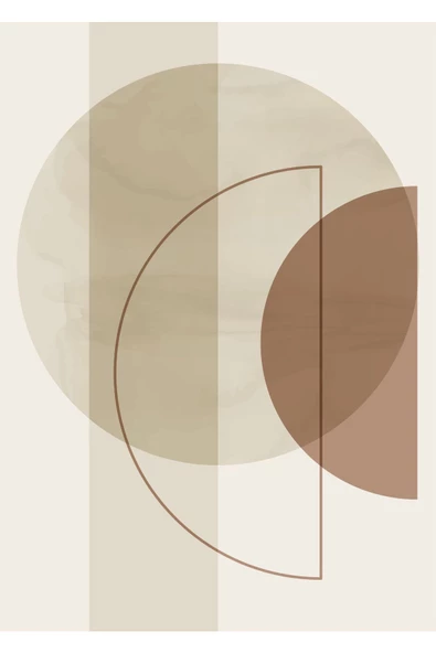 Harikabirev HARİKABİREV|BEYAZ-KAHVE BOHEM SETİ |ÇERÇEVELİ CAM TABLO 3LÜ DİKEY - Resim 2