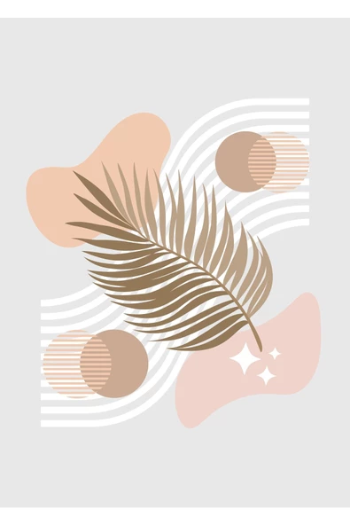 Harikabirev HARİKABİREV|GRİ-KAHVE MİNİMALİST ÇİÇEK SETİ |ÇERÇEVELİ CAM TABLO 3LÜ DİKEY - Resim 3