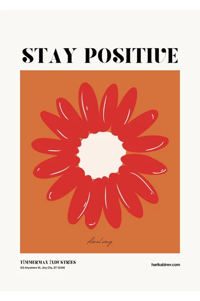 Harikabirev HARİKABİREV|TURUNCU TONLAR ÇİÇEKLİ MİNİMALİST BOHEM SETİ |ÇERÇEVELİ CAM TABLO 3LÜ DİKEY - Resim 4