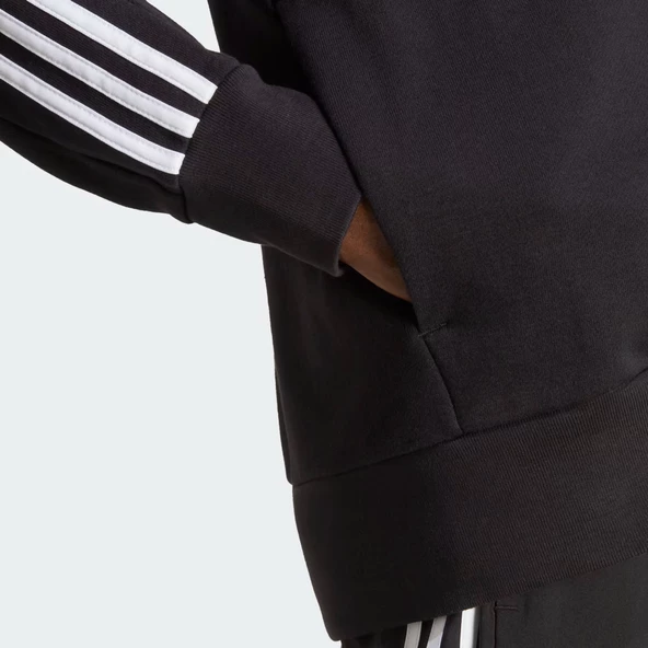 Adidas IC0433 M 3S FT FZ HD Erkek Eşofman Üst - 7