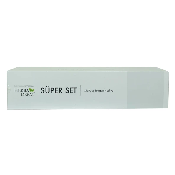 HerbaDerm Süper Set Superserum Hyaluronic 3D 30 ML+Biohydration 30 ML + Hediye Makyaj Süngeri - Resim 5