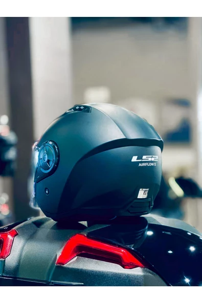 LS2 Aırflow 2 Mat Siyah Kask M - 6