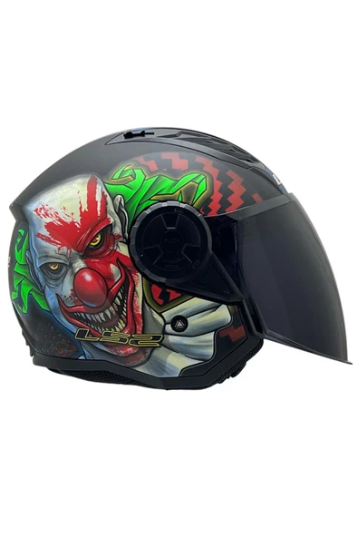 LS2 AIRFLOW 2 HAPPY DREAMS KASK SİYAH CAM - Resim 2