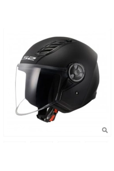 LS2 Airflow Mat Siyah Çenesiz Kask