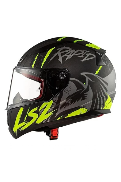LS2 Rapid 2 Raven Full Face Motosiklet Kaskı - 2