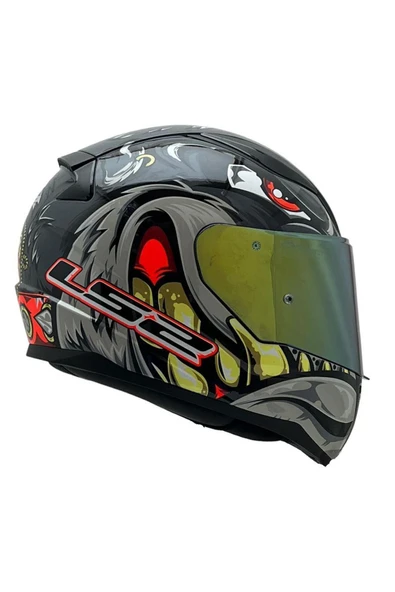 LS2 Rapıd 2 Spox Gri - Kırmızı - L - Resim 3