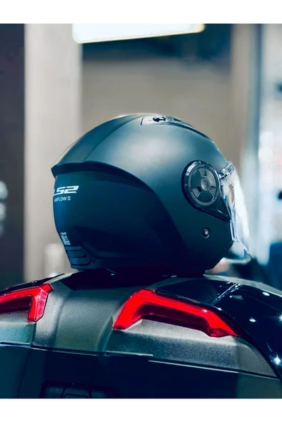 LS2 Aırflow 2 Mat Siyah Kask M - 5